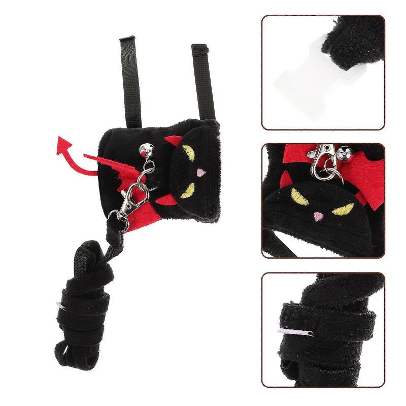 Halloween Design Bunny Harness Leash Set For Outdoor Walking Ideal For Pet Owners 4 Sets Control Pet Movement