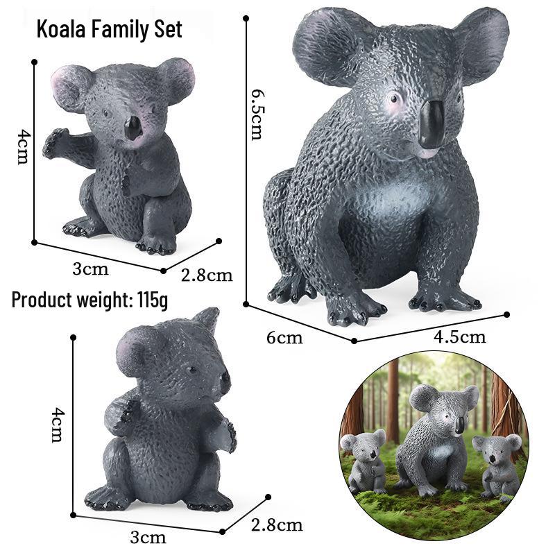 Kids' Wild Animal Model Toys: Leopard, Cheetah, Jaguar, Black Panther, Snow Leopard Figurines.