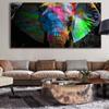 Graffiti Art Elephant Canvas Paintings On The Wall Posters And Prints Colorful Animals Wall Pictures for Kids Room Home Decor