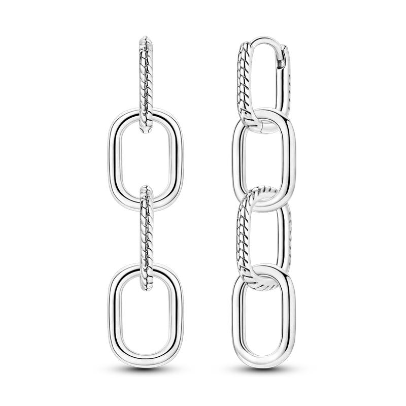 Серьги-кольца из серебра 925 пробы 'Любовь Перо Луна Звезда Сердце', подходят для оригинальных подвесок, для женщин и девочек, гвоздики, ювелирные изделия, подарки