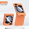 Чехол для Samsung Z Flip 7 fe 6 5 4 3 Flip6 Flip5 с Закаленным Стеклом Защитой Шарнира Защитная Крышка Ощущение Кожи