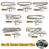 60/100/120/150/200/250/300cm Air Parking Heater Stainless Steel Exhaust Pipe Tube Gas Vent For Air Diesels Car Heater Kit