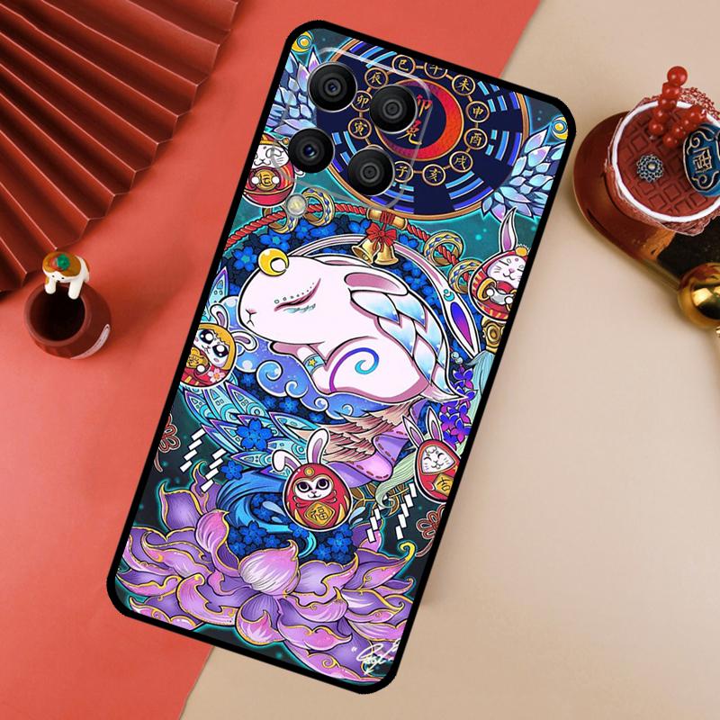 Chinese Zodiac Dragon Tiger For Samsung Galaxy M13 M14 M33 M12 M32 M52 M31 M55 M15 M11 M21 M35 M53 M34 M54 M06 M16 Case