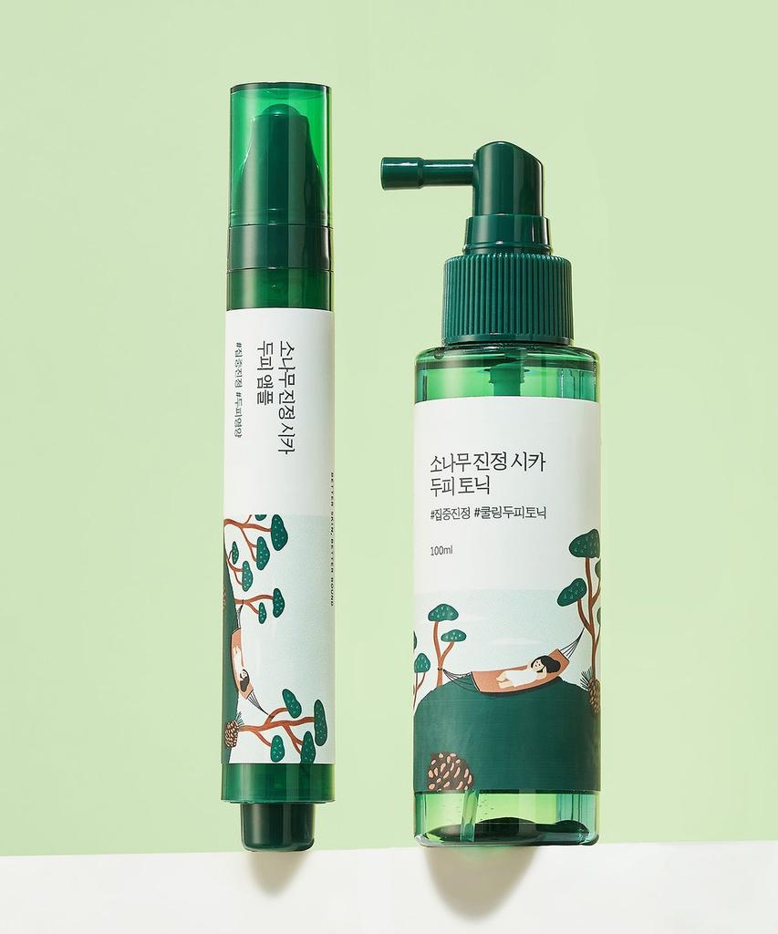 Pine Soothing Cica Scalp Ampoule 15ml + Tonic 100ml