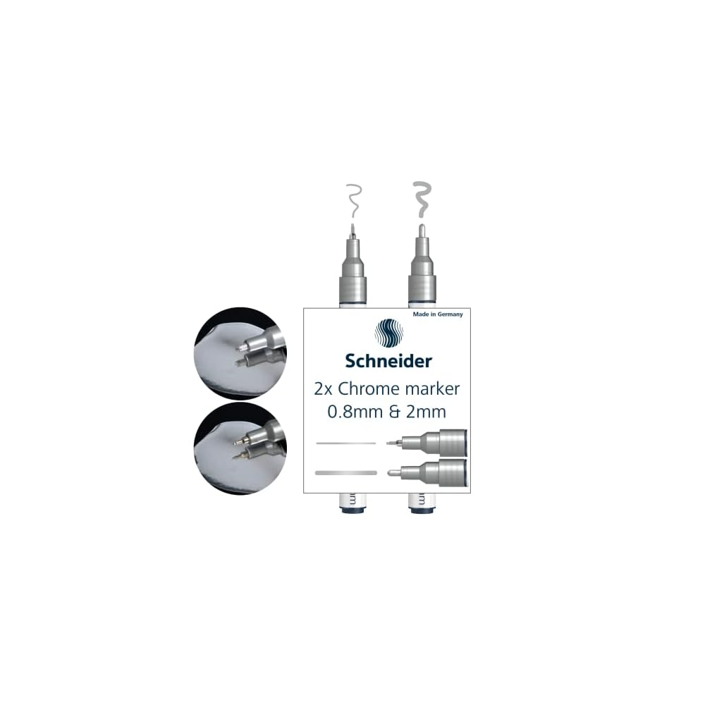 Schneider Mirror Effect Chrome Marker Paint it 060061 [Japanese Distributor Product] 08mm x 20mm