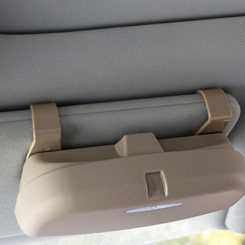 Car Glasses Case General Car Glasses Clip Sunglasses Sunglasses Storage Box for Renault Koleos Kadjar Duster for Samsung QM6