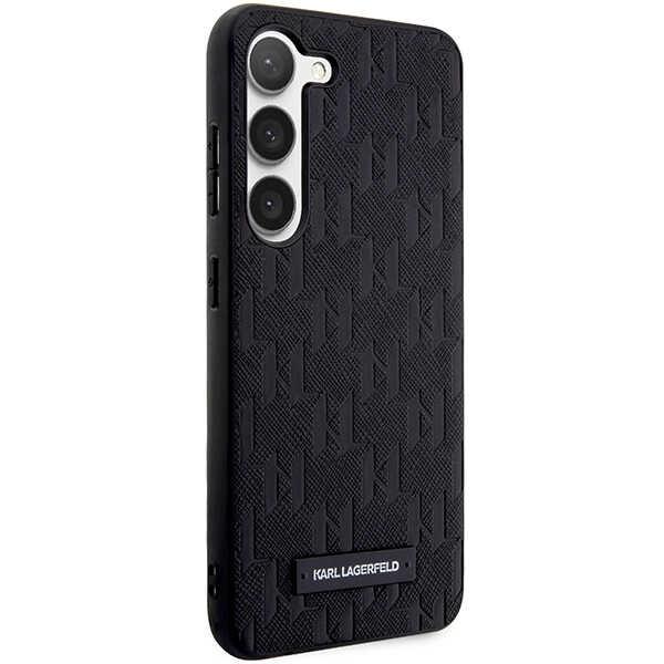 Karl Lagerfeld Klhcs24Ssaklhpk S24 S921 Hardcase Czarny/Black Saffiano Mono Metal Logo