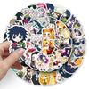 High Quality Demon Slayer Chibi Stickers 50 Pcs Q Version Anime Decals For Notebook Journal Scrapbook Gu Ka Laptop Decoration For Anime Fans