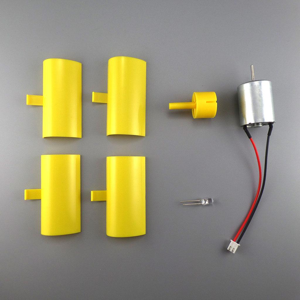 Маленький генератор с лопастями для DIY, развивающий у детей мелкую моторику и интересы, образовательный эксперимент