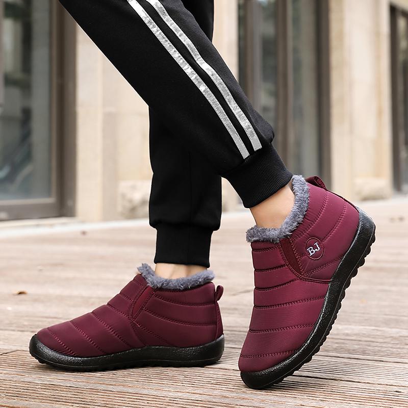 Winter Shoes for Women Waterproof Plush Warmth Large Size Unisex Boots