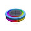 Solar Powered Pool Lights Color-Changing RGB IP 68 Waterproof Solar Pool Light Round UV-Resistant Auto ON/Off 1800mAh Swimming