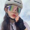 Крутые солнцезащитные очки для велоспорта с защитой от УФ-лучей для женщин и мужчин, очки для сноуборда и лыж, для катания на снегоходе, лыжного спорта, катания на коньках