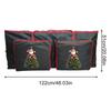 Christmas Tree Storage Box Zippered Box Extra Large Storage Container With Reinforced Handles And Pockets For Basement Closet