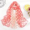 Spring and Summer Thin Translucent Dot Scarf Windproof and Sun Protection Dot Artistic Decoration Scarf Long