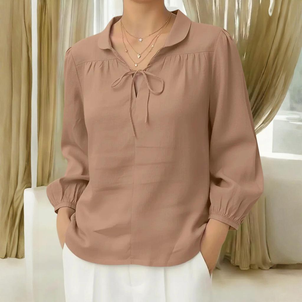 Женский модный повседневный -цветной топ