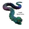 Градиентная 3D-печать Змея Выдвижные зубы Кристальная змея Непоседа Игрушки Креативная фигурка Дети