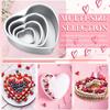 Removable Bottom Heart Shaped Cake Pan Non Stick Metal Heart Cake Baking Pan  Mousse