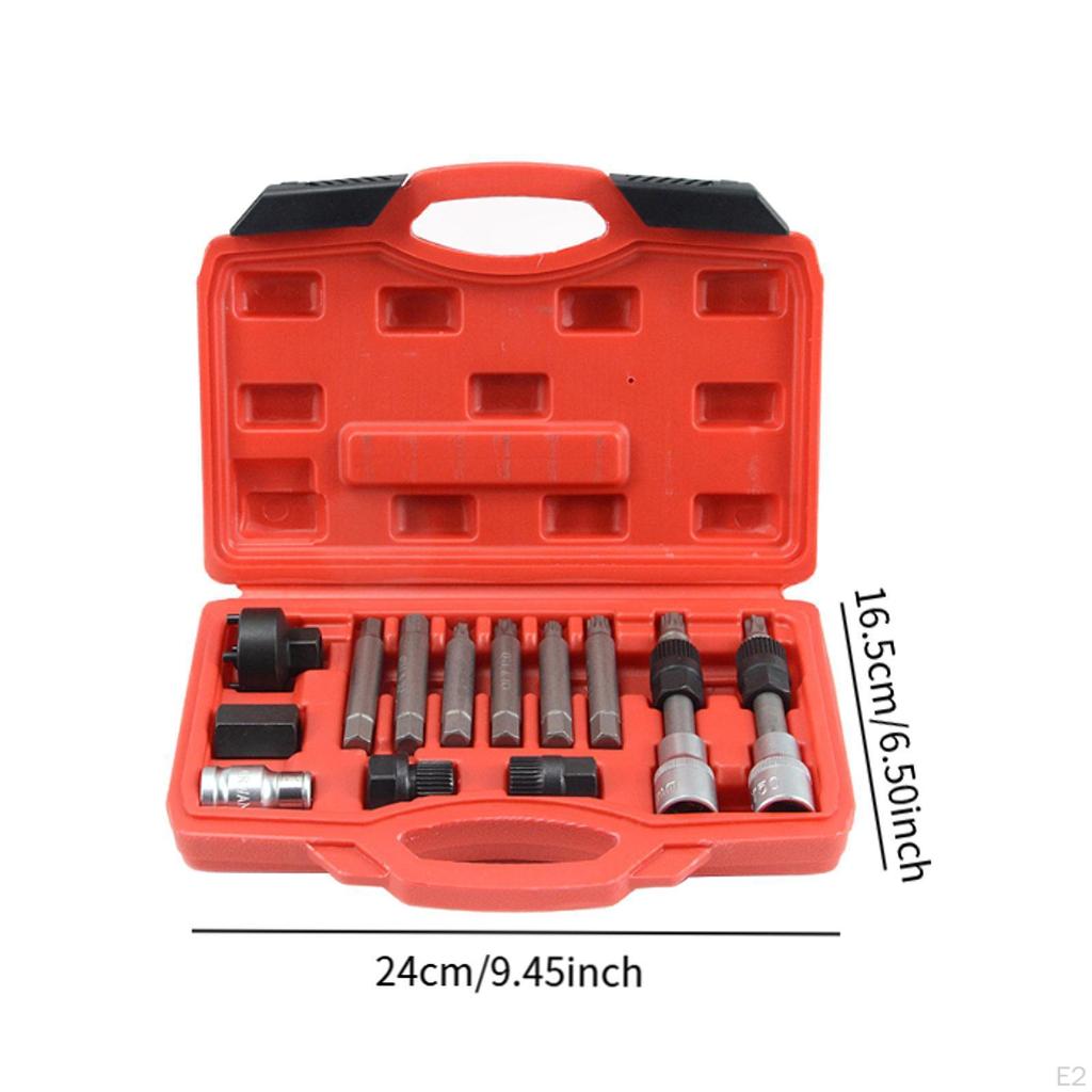 13 предметов шкив генератора снять и установить набор инструментов профессиональный сверхпрочный высокопроизводительный