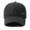 Outdoor Middle-Aged and Elderly Cap Men's Winter Warm Baseball Cap Dad Cotton Cap Ear Protection Peak Cap