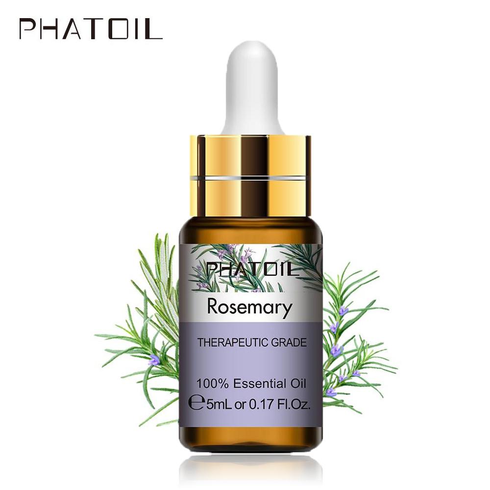 PHATOIL 5 мл/10 мл/30 мл/100 мл эфирное масло розмарина ароматерапия для изготовления свечей, мыла, парфюмерный диффузор свежести воздуха, повышение иммунитета