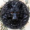 Wooden Wolf Head Wall Sign, High-Quality HD Printing, Pre-Drilled, Weather Resistant, Wall Art, Home Decor, for Door, Wall, Home, Room