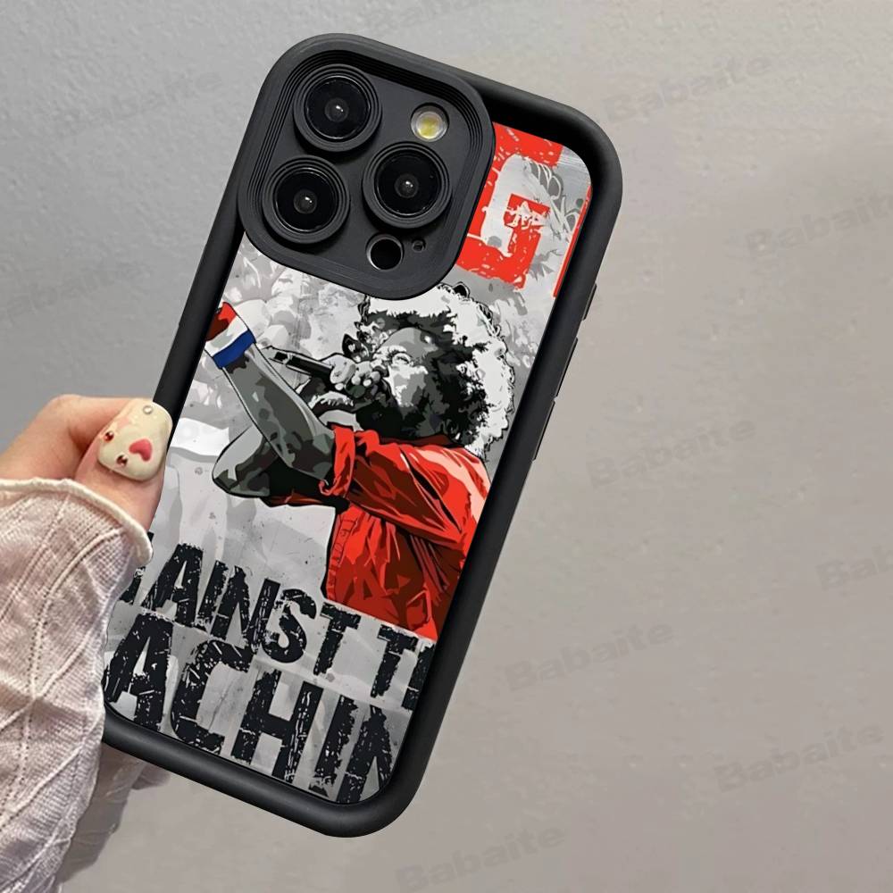 Band Rage A-Against The M-Machine Классический чехол для телефона для IPhone 17 16 15 14 13 12 11 Air Plus Pro Max Мягкая задняя крышка