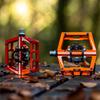 Funn Mamba Clipless Pedal Spring Двустороннее крепление SPD Подходит для горных велосипедов Набор, Механизм, Шип, Совместимость, Педаль, (MTB) (оранжевый)
