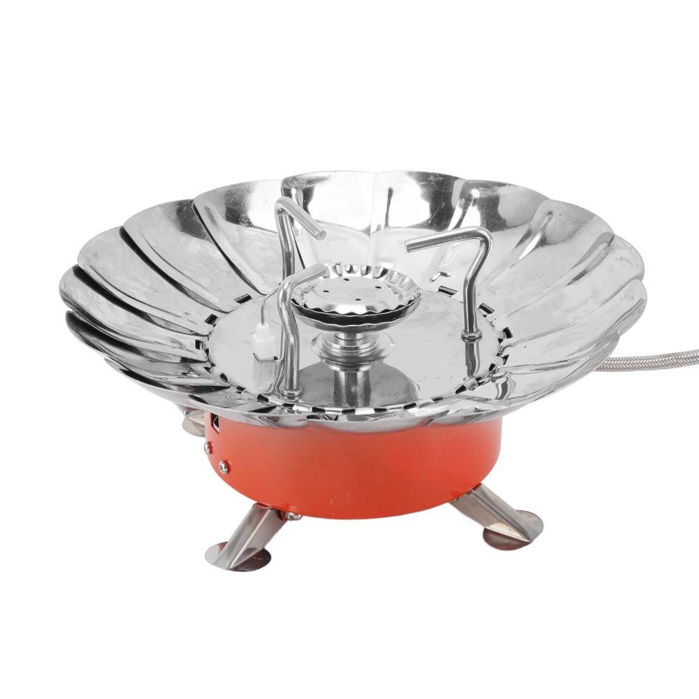 Multi-Level Cyclone Flame Camping Stove Metal Foldable Burner Portable Gas Stove  Picnic