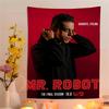 Классический фильм Мистер Робот Цветной Гобелен Настенный Подвесной Хиппи Цветок Настенные Ковры Декор Комнаты в Общежитии Японский Гобелен