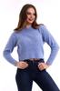 Women's Fashion Pullover Long Sleeve Sweaters Autumn and Winter Casual Knitted Top T-shirt One Size SL