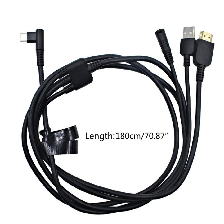Для HUION 3-в-1 Кабель данных, совместимый с HDMI, для Kamvas Pro 12 KamvasPro 13/16