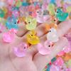 Colorful Resin Duckling Miniatures: DIY Luminous Accessories for Micro Landscape & Moss Ornaments