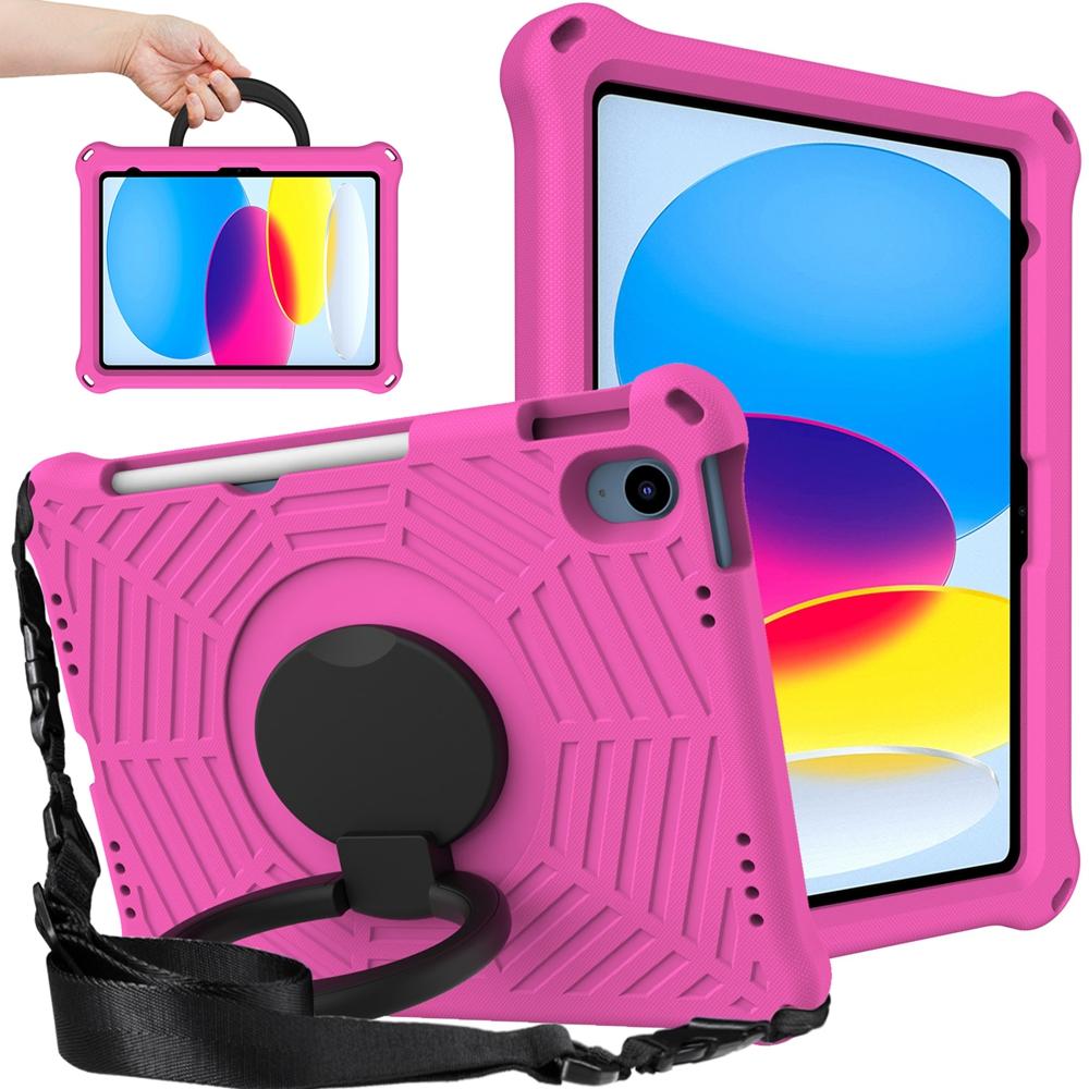 Для Apple iPad 10-го поколения 2022 года, 10,9 дюйма, A2696, A2757, A2777, чехол EVA, детский безопасный чехол с кольцом для переноски, противоударный чехол-подставка для планшета