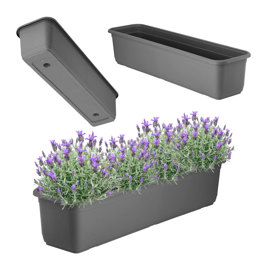 KADAX Skrzynka Balkonowa 40cm Doniczka Na Kwiaty