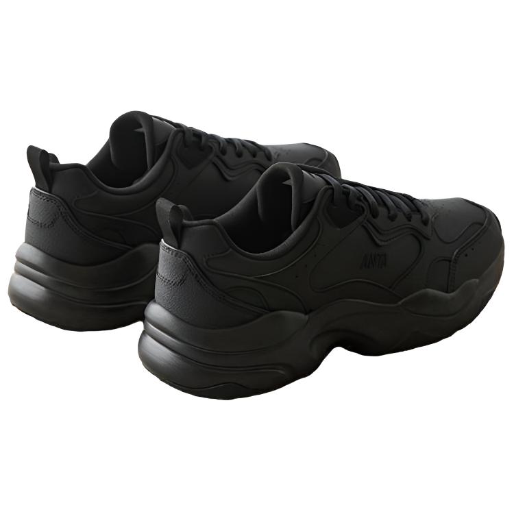 Anta Мужские ретро-кроссовки Xingfeng Chunky Dad Shoes Полностью черные 112538814-2
