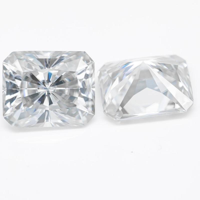 Cellacity High Quality Radiation-cut Pillow Moissanite Loose Gemstone 0.5-10CT D Color VVS1 Passed the Diamond Test and Obtained the GRA Certificate