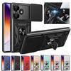 Armor Case For Xiaomi Redmi 13 4G Cover For Poco M6 With Lens Protection Ring Magnetic Holder Coque Fundas