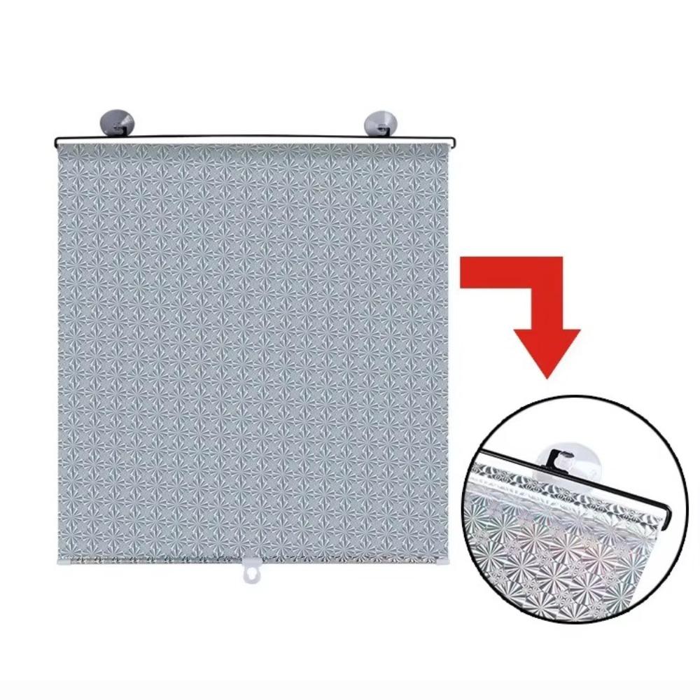 With Suction Cup Blackout Roller Blind No Drill Blackout Curtains Curtains Roller Blind  Home