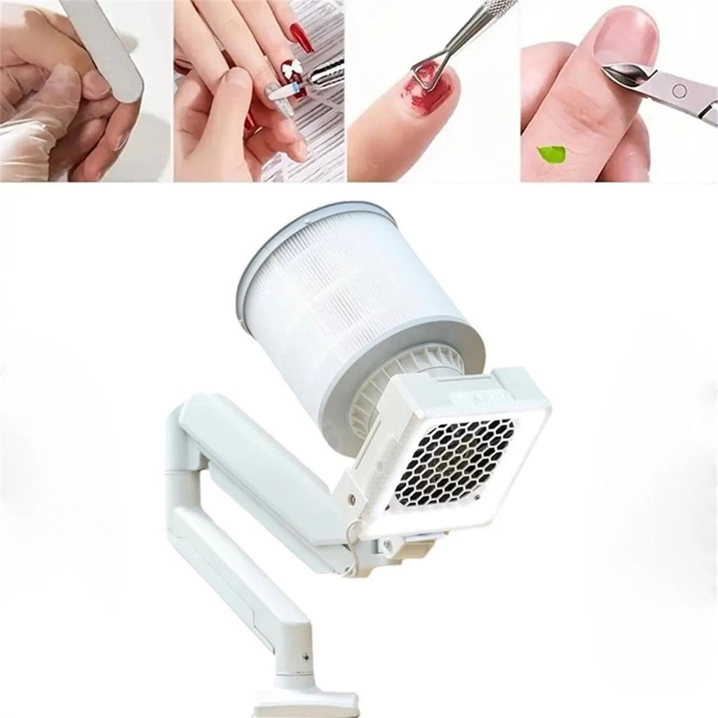 Desktop Nail Dust Collector Machine Nail Dust Vacuum Cleaner For Manicure Pedicure Nail Art Salon Dust Suction Remover Powerful