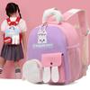 Kindergarten Schoolbag Girls Color Block Cartoon Rabbit Backpack Children's Backpack
