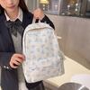 Nylon Bow Backpack Lightweight Teenagers Shoulder Bag Portable Students School Bag  Outdoor