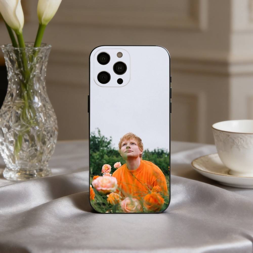 E-Ed-D Versatile S-Sheeran-N Phone Case For iPhone 17,16,15,14,13,12,11 Plus,Pro Max,XS,Soft Silicone Black Cover