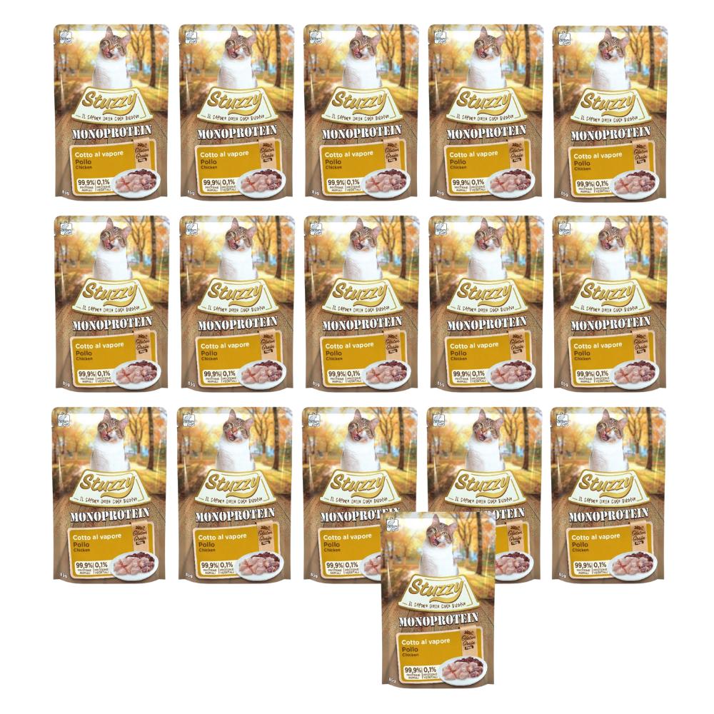 Wet Cat Food Stuzzy Monoprotein Kitten Chicken 16X85G