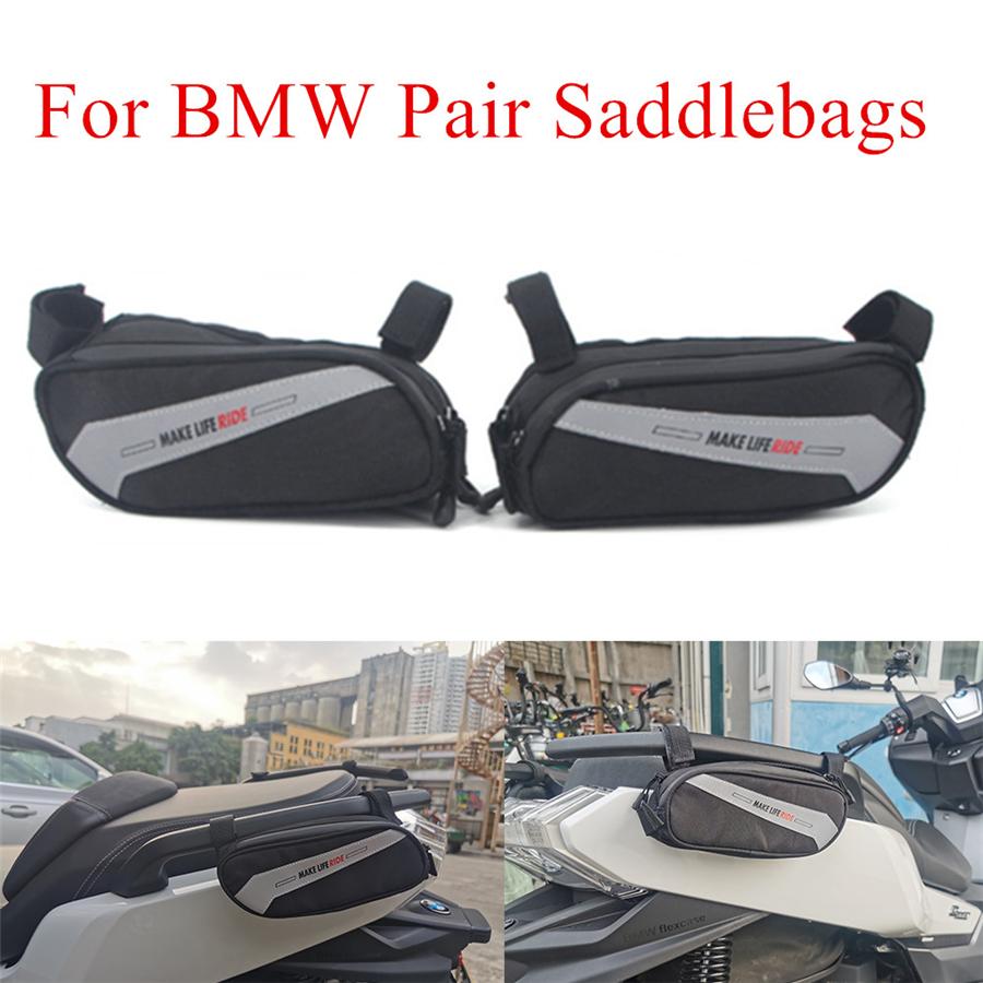 2x Мотоциклетная седельная сумка, сумка для инструментов для BMW Suzuki Kawasaki Yamaha Honda