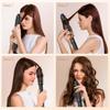 Curling Iron Brush Double PTC Heated Curling Comb Fast Heating Thermal Brush Ceramic Hair Curler Hot Comb 38mm Curling Wand