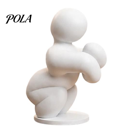 Фигурка игрового персонажа своими руками 1/8 шт., 3D-печатная фигурка, сидящий, стоящий, лежащий мужчина, Минималистичное украшение, Абстрактная белая статуэтка, Коллекционная