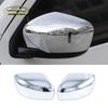 ABS Chrome/Carbon Fibre For Nissan Navara NP300 Accessories Auto Exterior Side Door Rearview Mirror Cover Car Styling