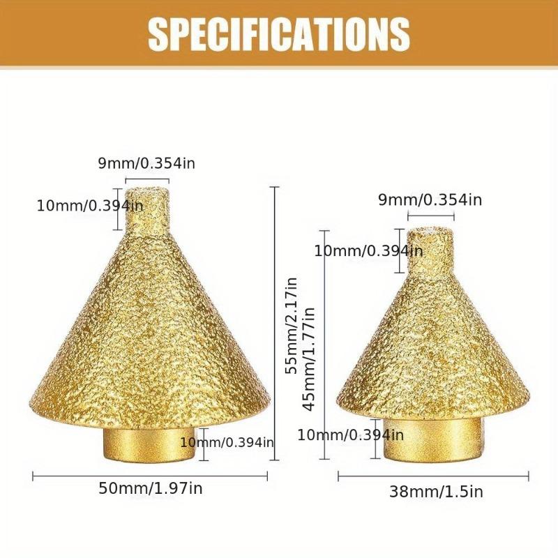 M10 алмазные фрезы для фасок диаметром 38 мм фрезерные плиткорезы мраморные коронки для бетона камнерезные коронки строительные инструменты