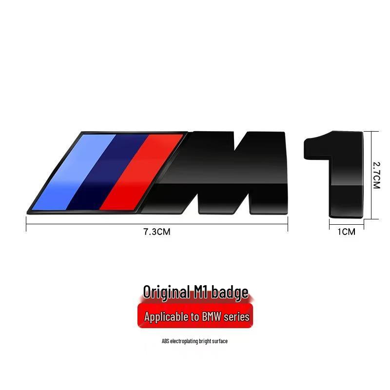 Наклейка-логотип на заднее крыло BMW M Series для M1-M6, 3 и 5 Серий, X6M