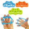Hand Grip Strengthener Gripper Finger Strengthener Excercise Equipment In Home Elastic Silicone Wrist Gripper Resistance Belt